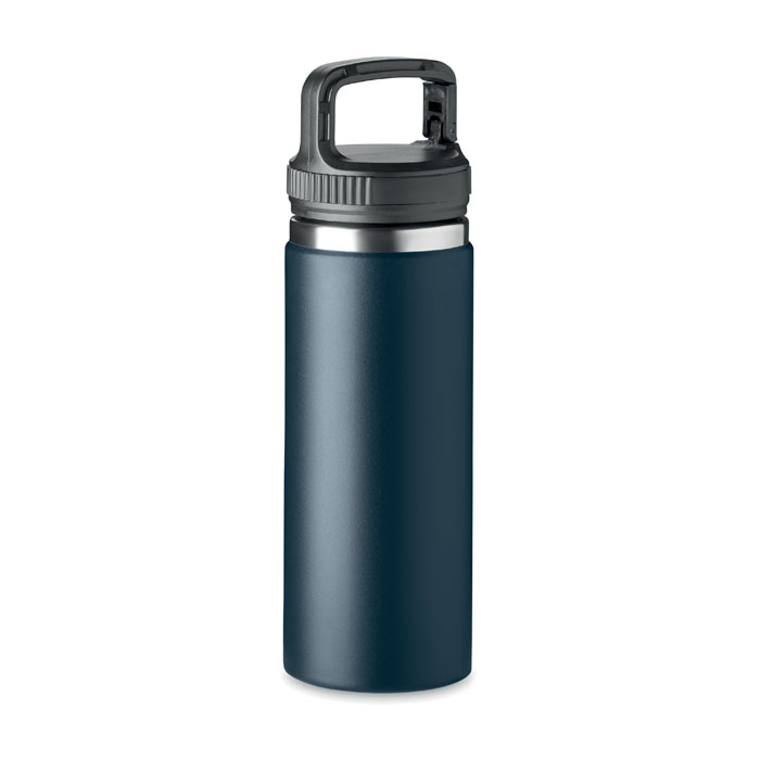 Gourde publicitaire isotherme 500ml CLEO Marine foncé
